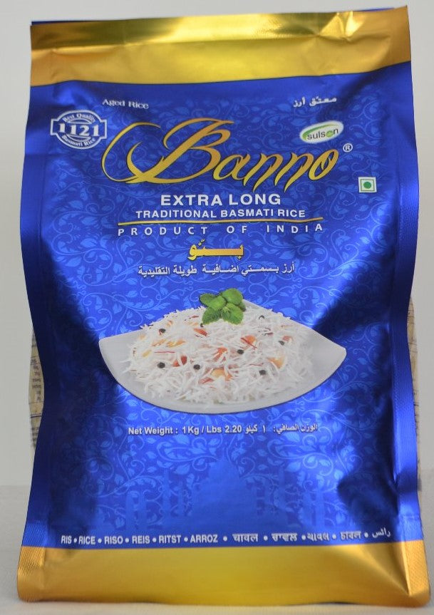 Rice 1kg (Basmati-Reis)