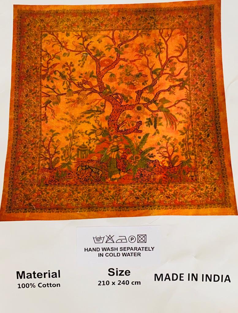 Bettlaken Baummuster 210 x 240