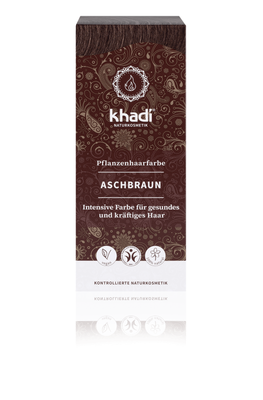 khadi Pflanzenhaarfarbe Aschbraun