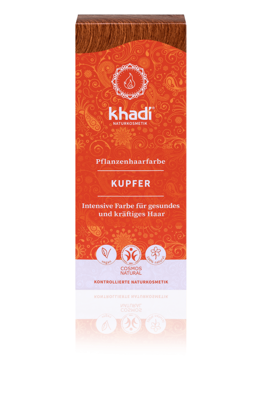 khadi Pflanzenhaarfarbe Kupfer