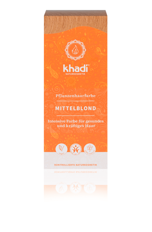 khadi Pflanzenhaarfarbe Mittelblond