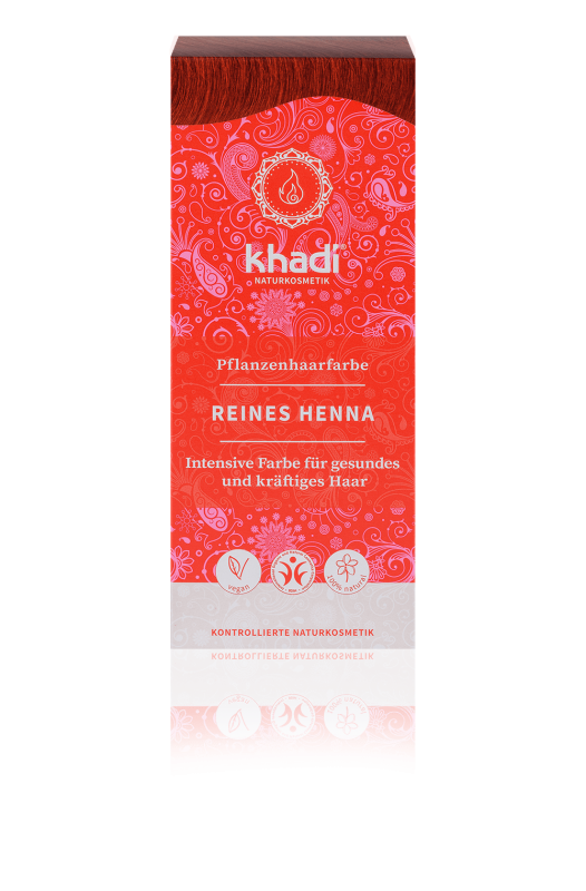 khadi Pflanzenhaarfarbe Reines Henna