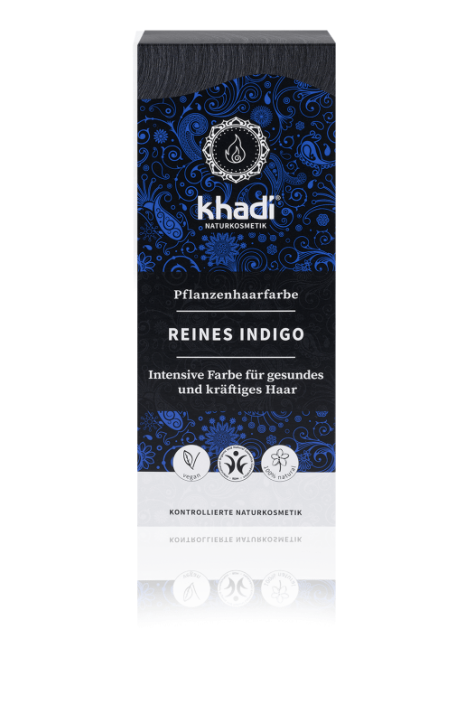 khadi Pflanzenhaarfarbe Reines Indigo