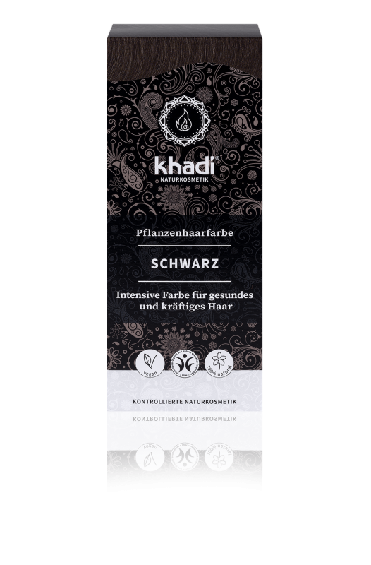 khadi Pflanzenhaarfarbe Schwarz