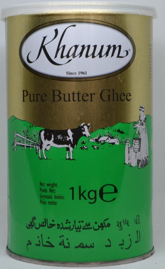 Pure Butter Ghee, 1 kg (geklärte Butter)