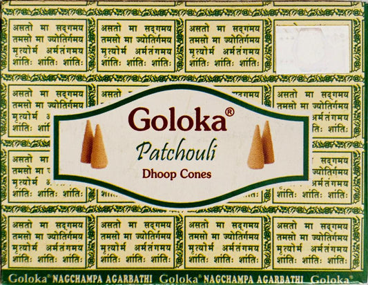 Goloka Patchouli - Räucherkegel