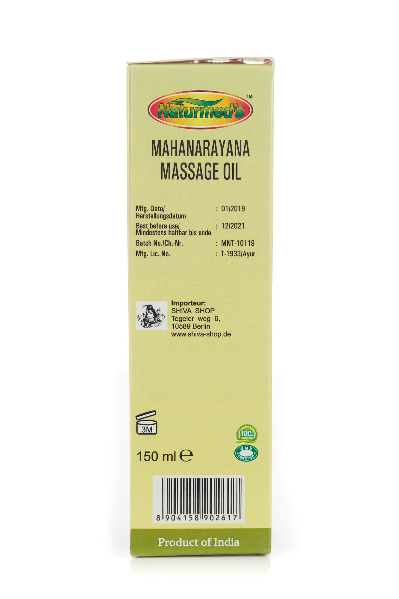 Massageöl Mahanarayani Thailam