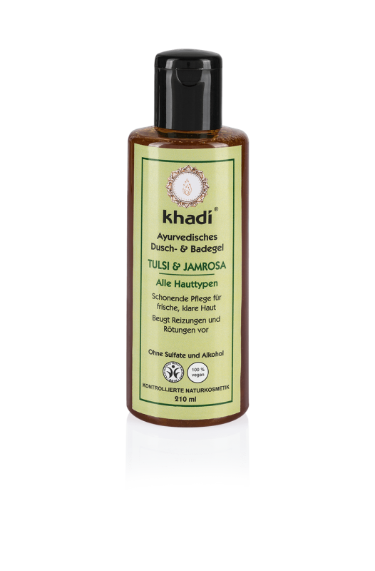 khadi Ayurvedisches Duschgel Tulsi & Jamrosa