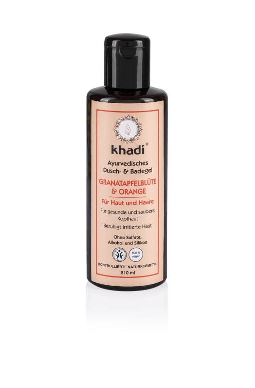 khadi Ayurvedisches Duschgel Granatapfelblüte & Orange