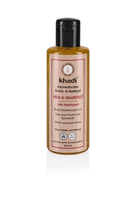 khadi Ayurvedisches Duschgel Neem & Grapefruit