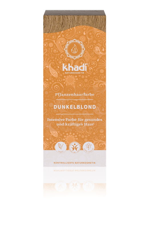 khadi Pflanzenhaarfarbe Dunkelblond