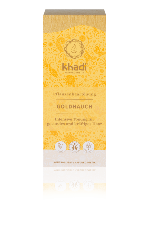 khadi Pflanzenhaarfarbe Goldhauch